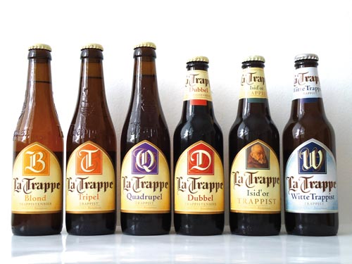 Sechs Biere von La Trappe