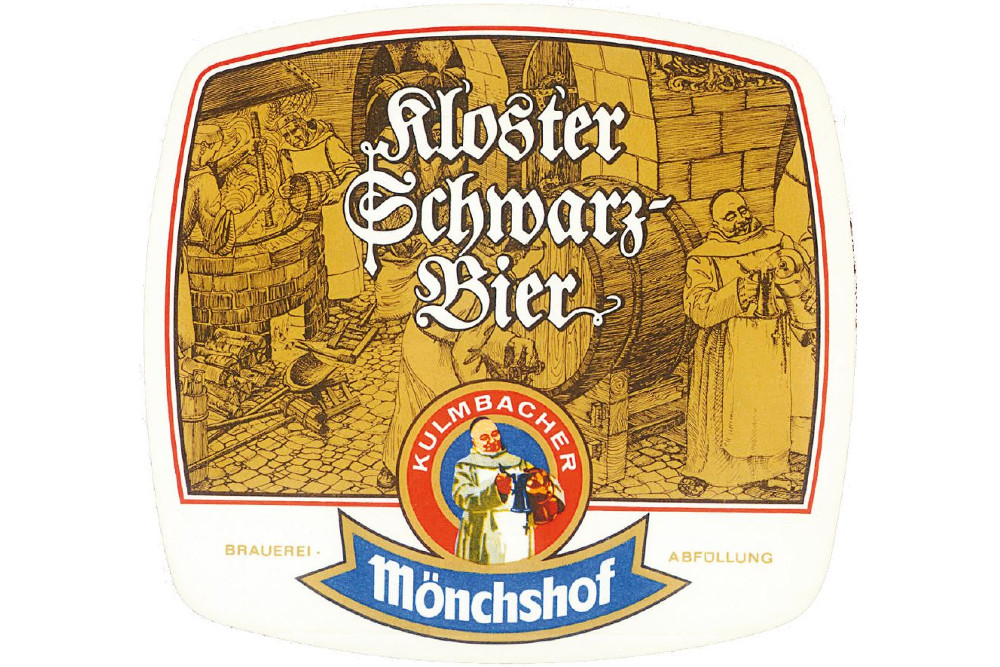 Bierdeckel der Kulmbacher Mönchshof Brauerei