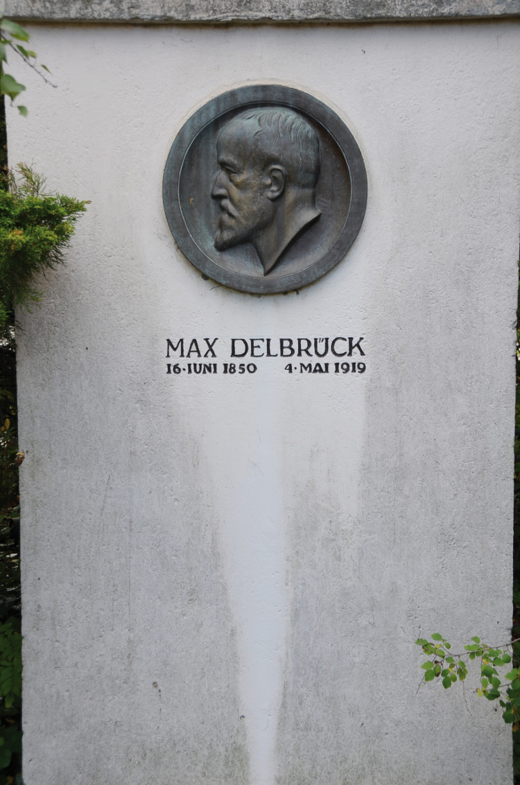 Delbrück-Denkmal vor der Preussischen Spirituosen Manufaktur