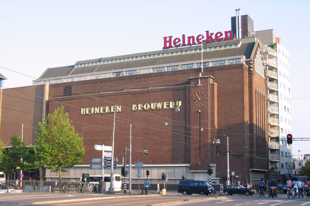 Foto der ehemaligen Heineken Brauerei in Amsterdam